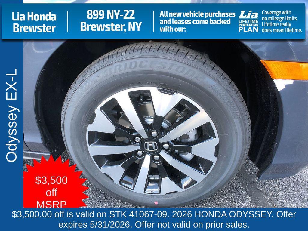 new 2026 Honda Odyssey car, priced at $44,290
