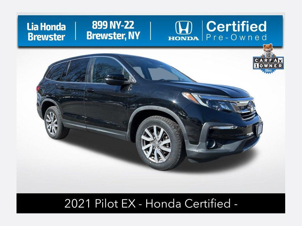 used 2021 Honda Pilot car, priced at $23,450