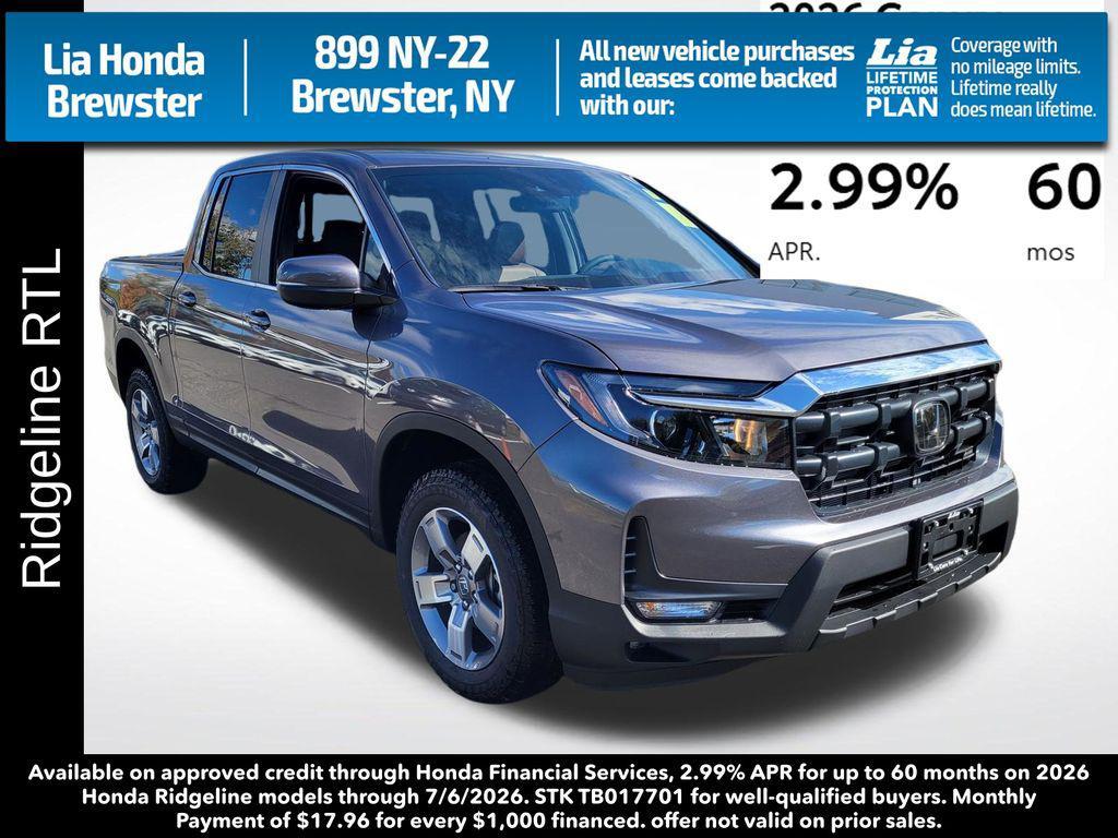 new 2026 Honda Ridgeline car, priced at $45,090