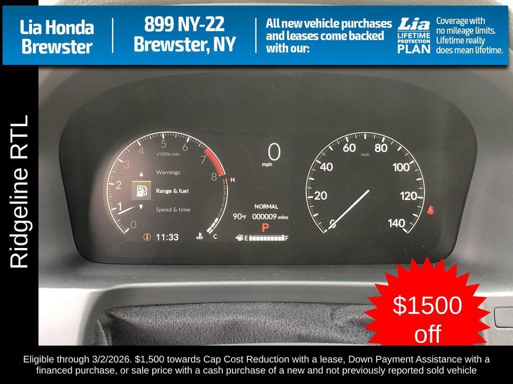 new 2026 Honda Ridgeline car, priced at $45,090