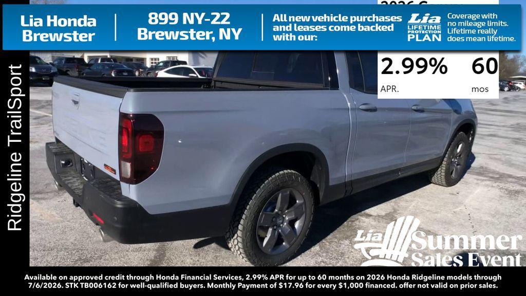 new 2026 Honda Ridgeline car, priced at $47,745