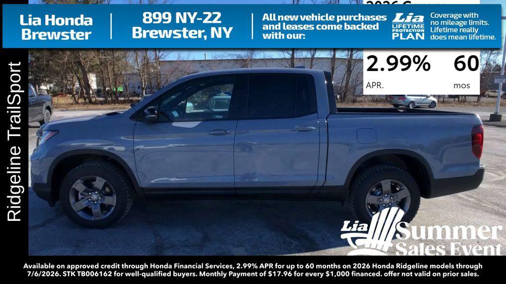 new 2026 Honda Ridgeline car, priced at $47,745