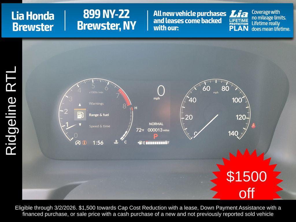 new 2026 Honda Ridgeline car, priced at $45,545