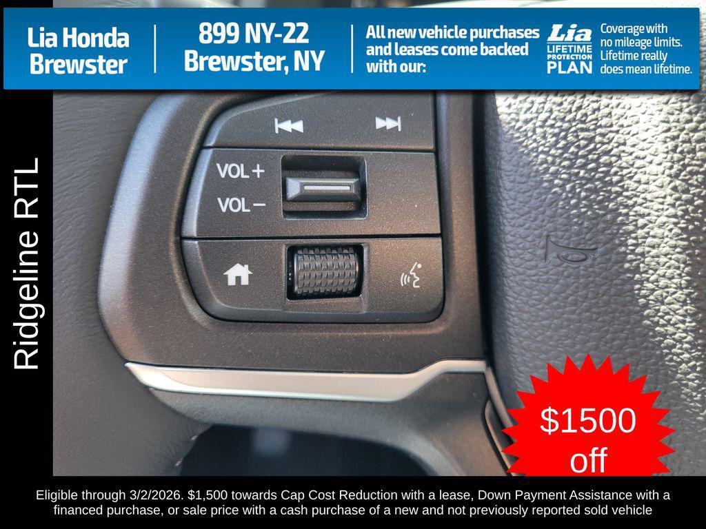 new 2026 Honda Ridgeline car, priced at $45,545