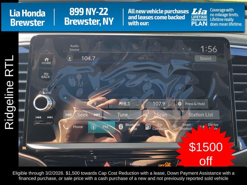 new 2026 Honda Ridgeline car, priced at $45,545