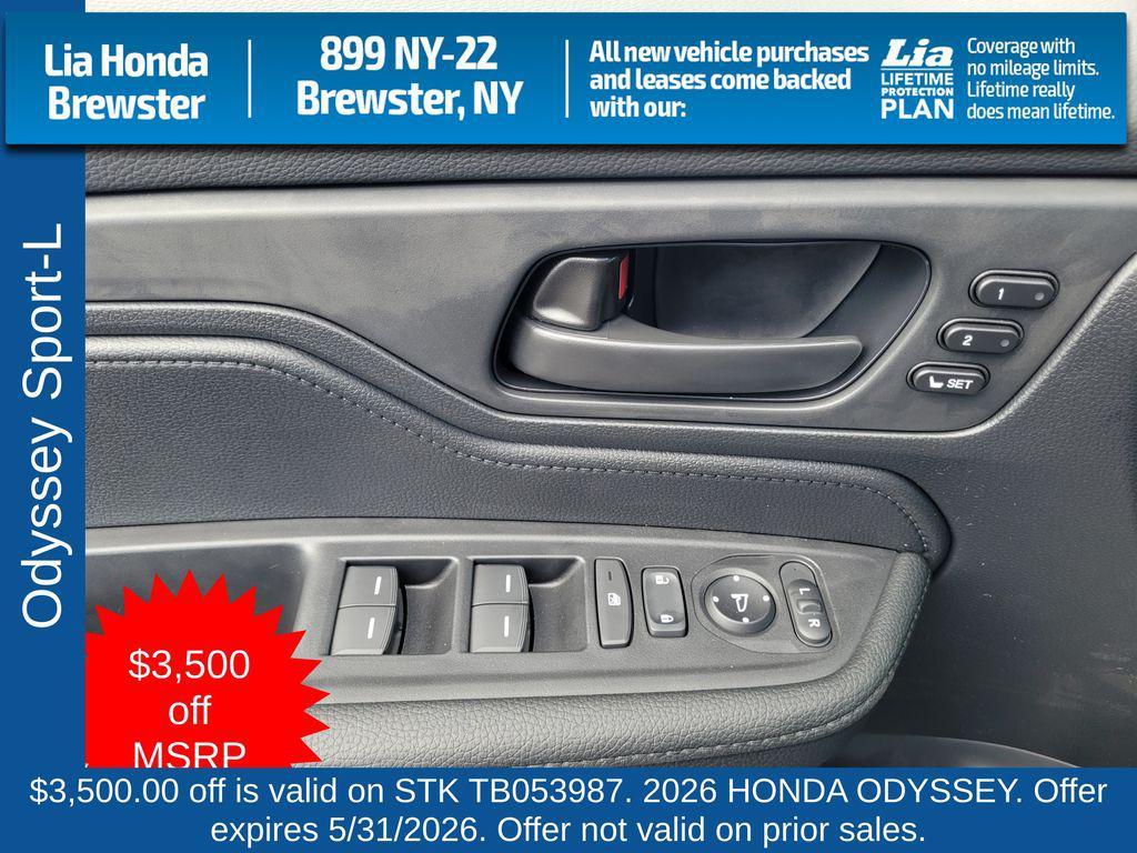 new 2026 Honda Odyssey car, priced at $45,390