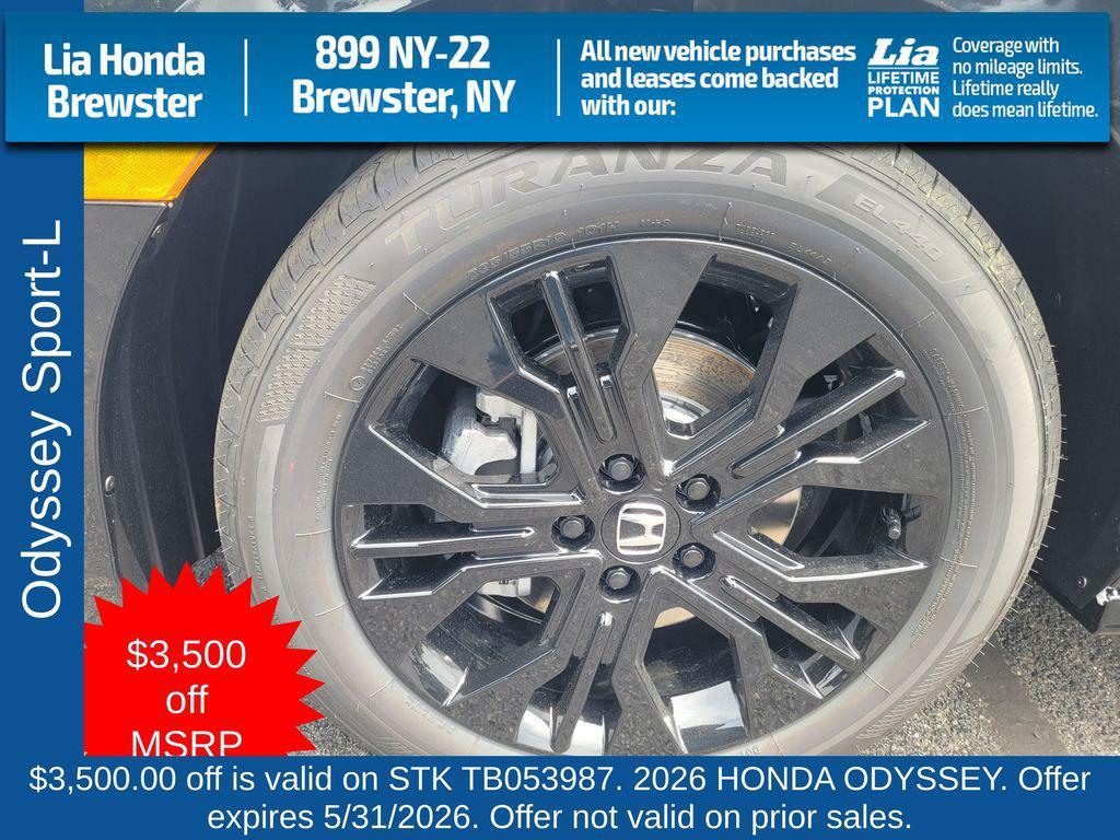 new 2026 Honda Odyssey car, priced at $45,390