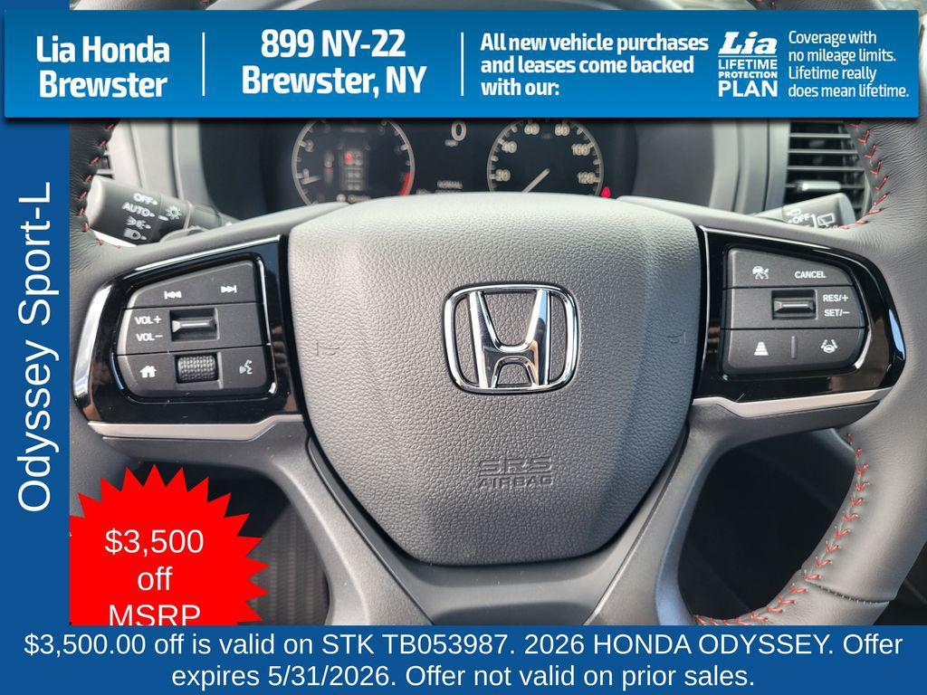 new 2026 Honda Odyssey car, priced at $45,390