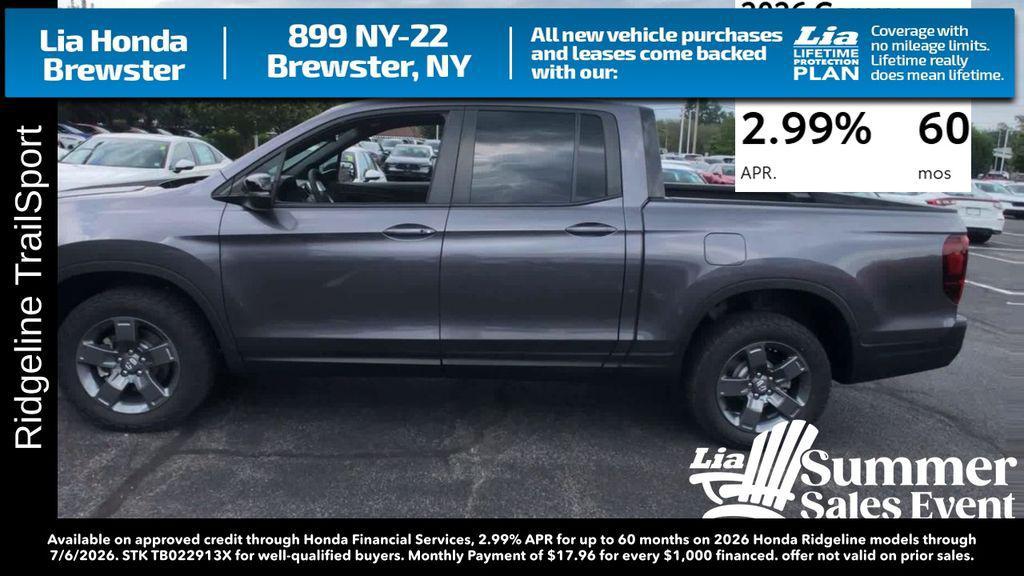 new 2026 Honda Ridgeline car, priced at $47,490