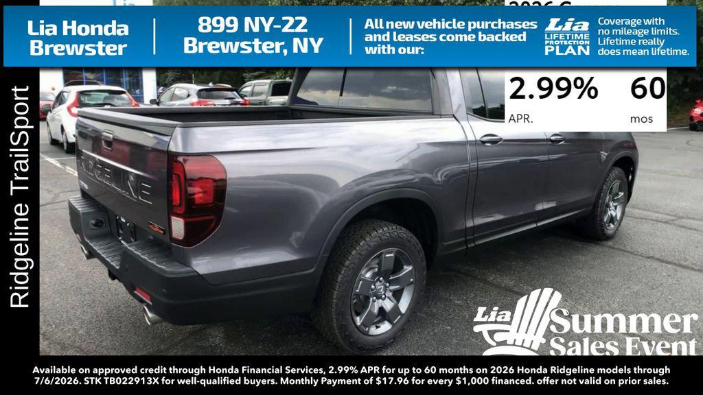 new 2026 Honda Ridgeline car, priced at $47,490
