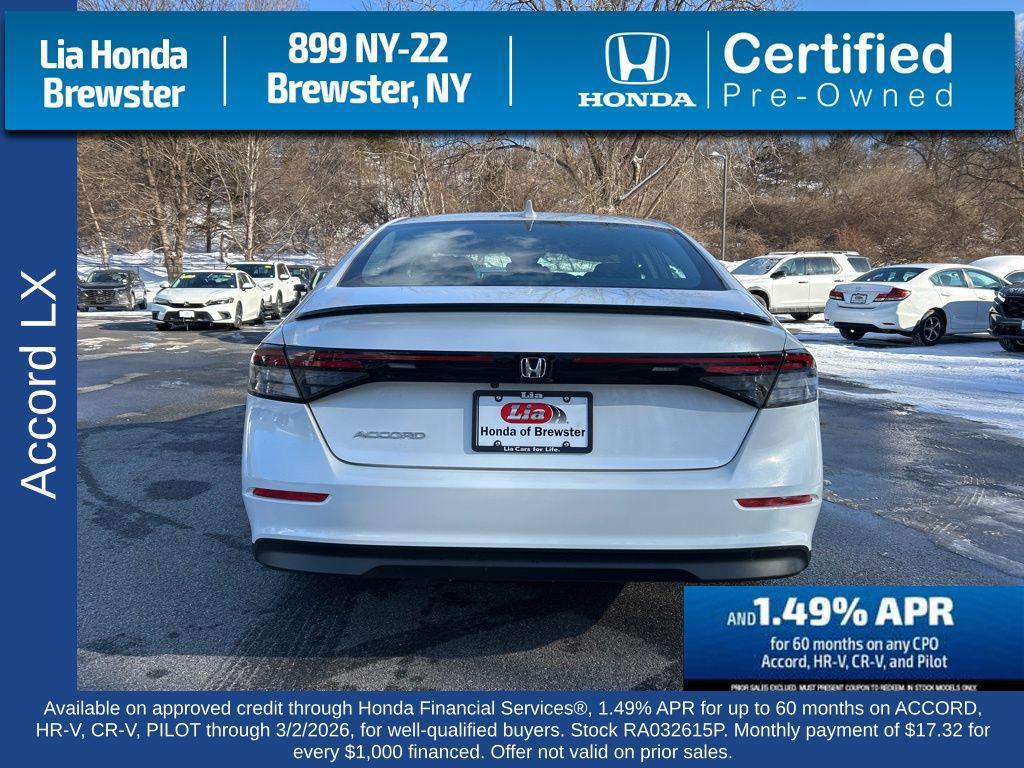 used 2024 Honda Accord car, priced at $23,844