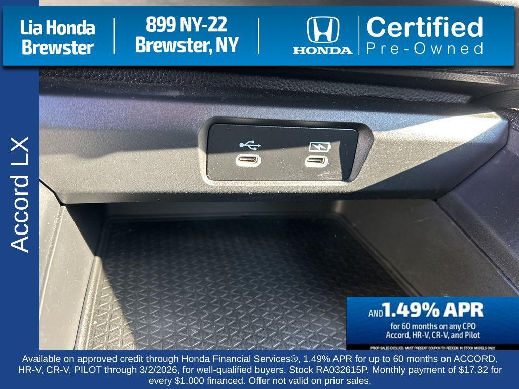 used 2024 Honda Accord car, priced at $23,844