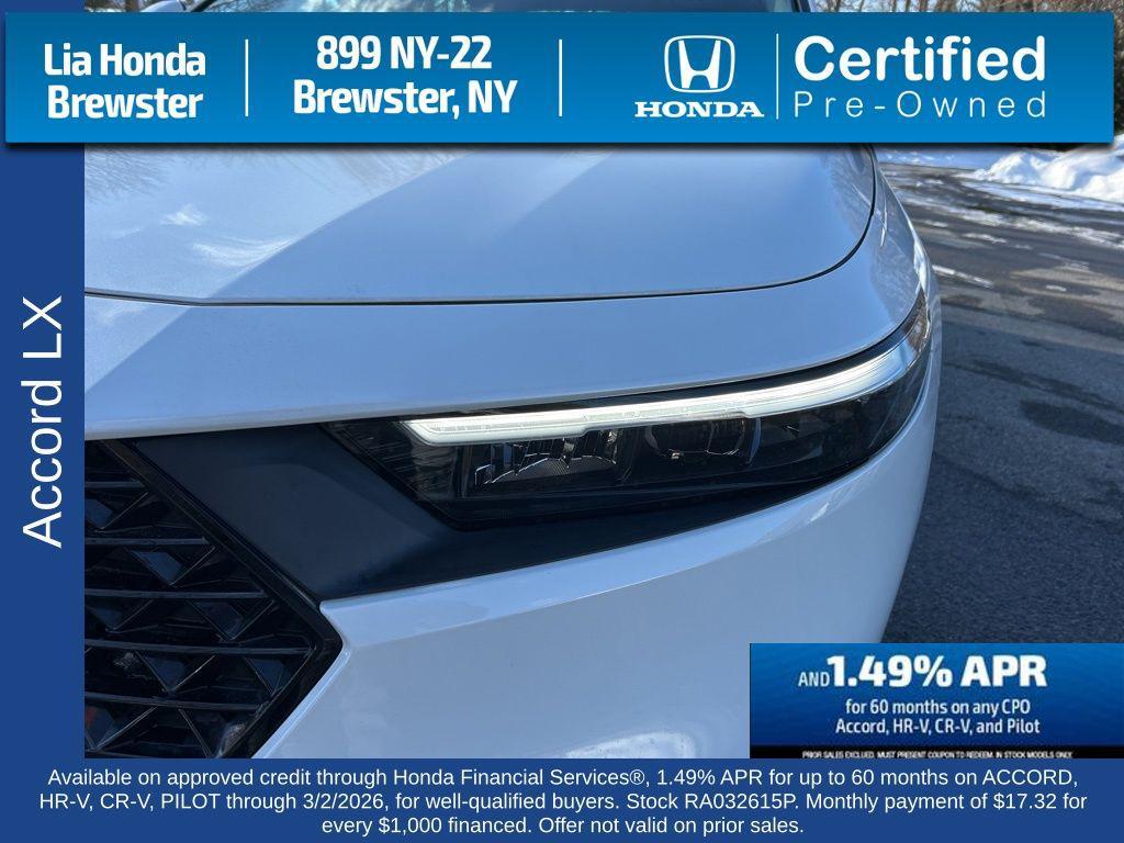 used 2024 Honda Accord car, priced at $23,844