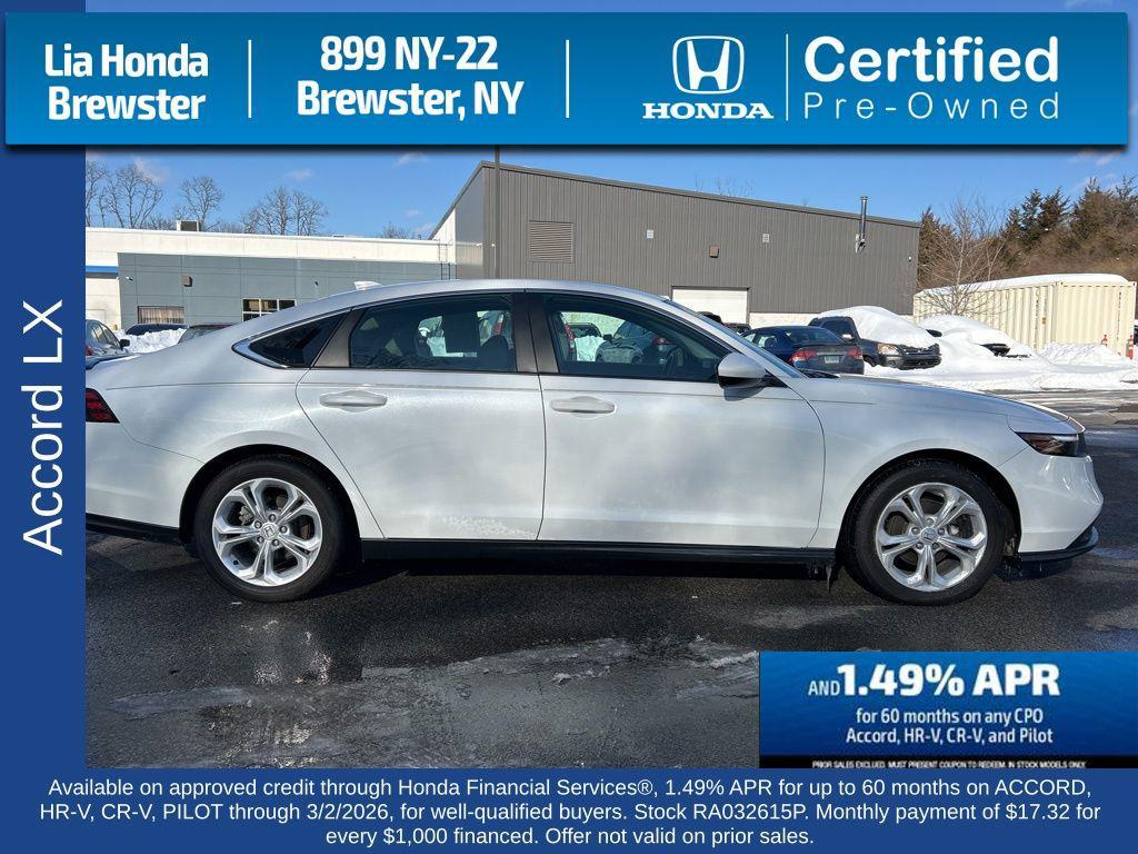 used 2024 Honda Accord car, priced at $23,844