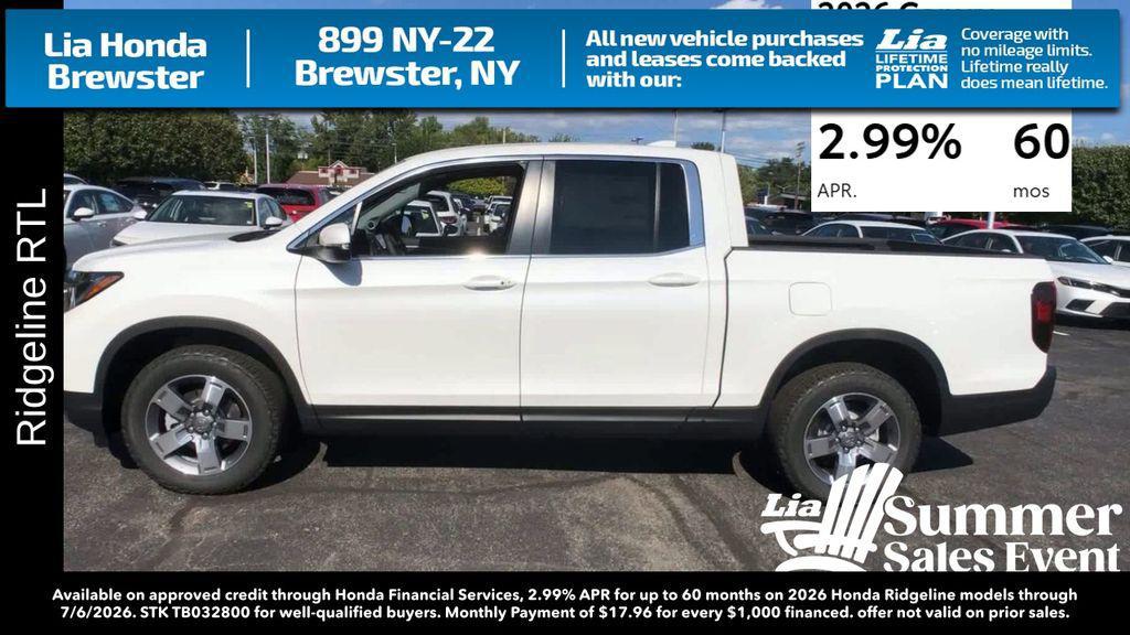 new 2026 Honda Ridgeline car, priced at $45,545