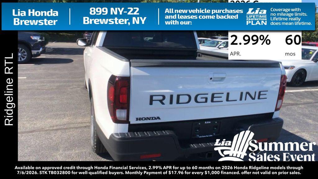 new 2026 Honda Ridgeline car, priced at $45,545