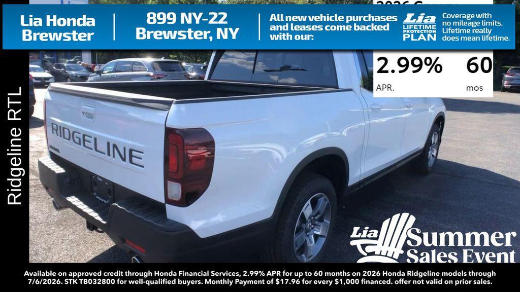 new 2026 Honda Ridgeline car, priced at $45,545
