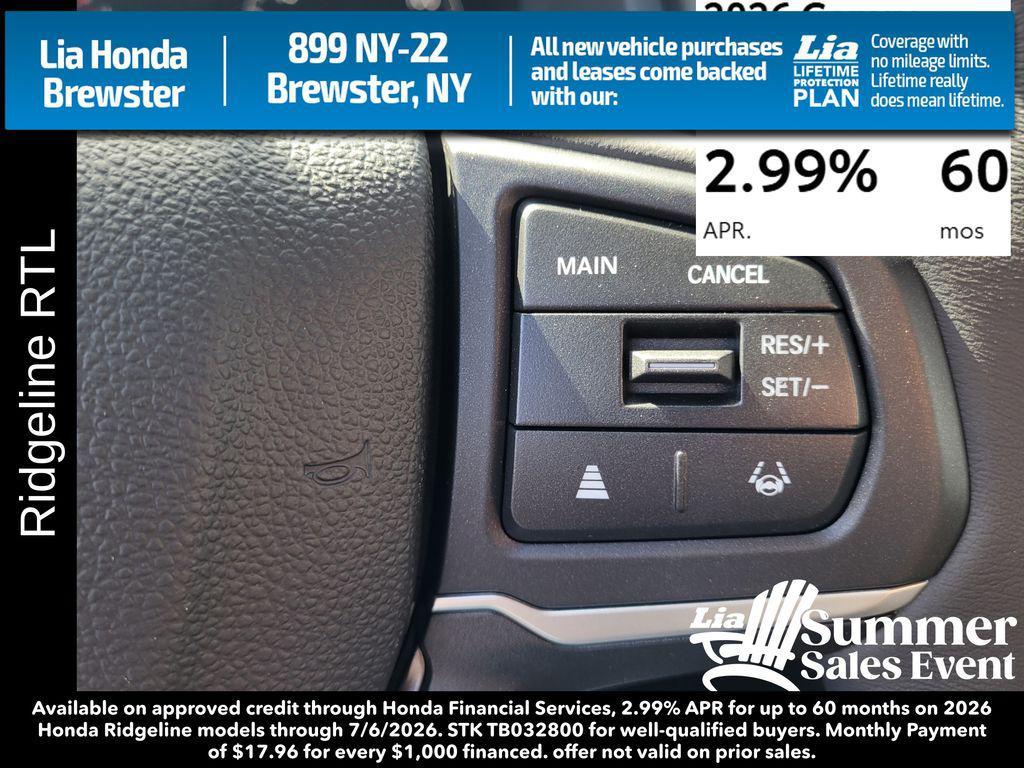 new 2026 Honda Ridgeline car, priced at $45,545