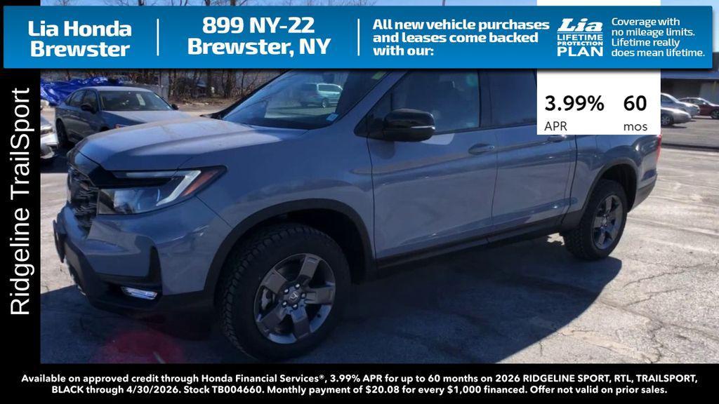 new 2026 Honda Ridgeline car, priced at $47,745