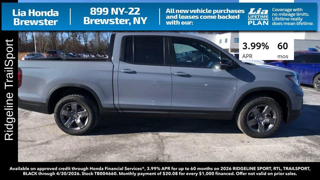 new 2026 Honda Ridgeline car, priced at $47,745