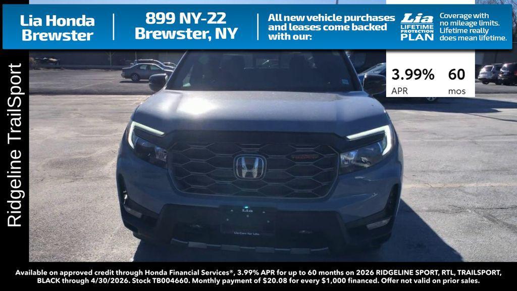 new 2026 Honda Ridgeline car, priced at $47,745