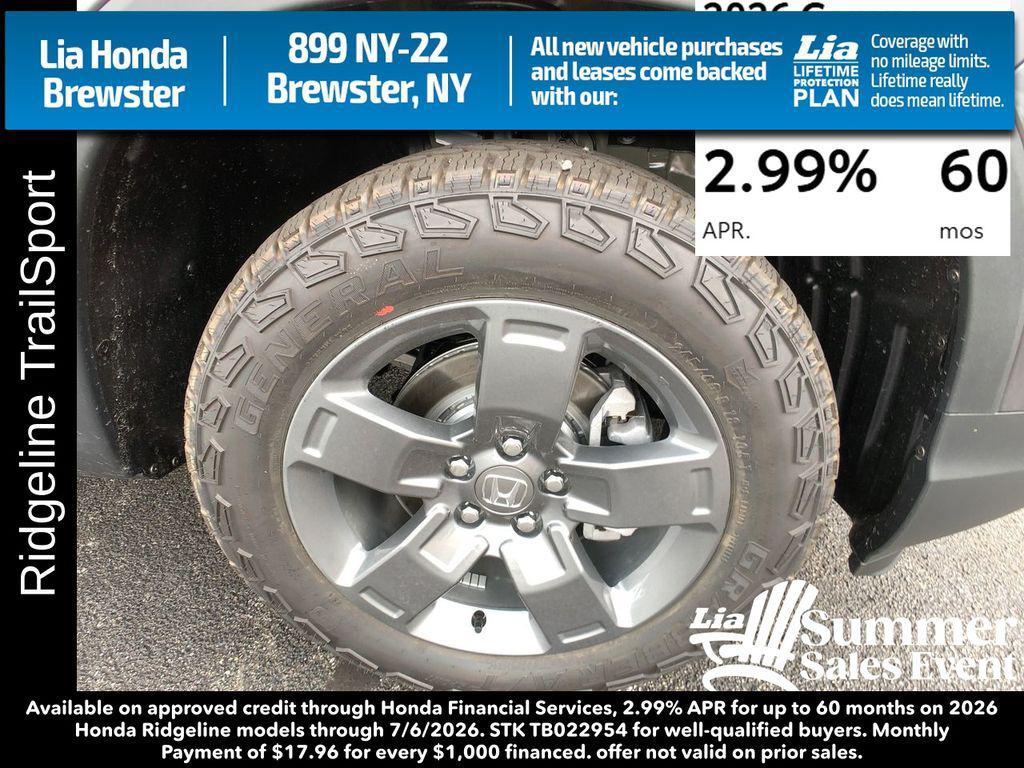 new 2026 Honda Ridgeline car, priced at $47,490