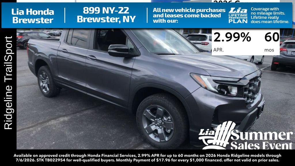 new 2026 Honda Ridgeline car, priced at $47,490