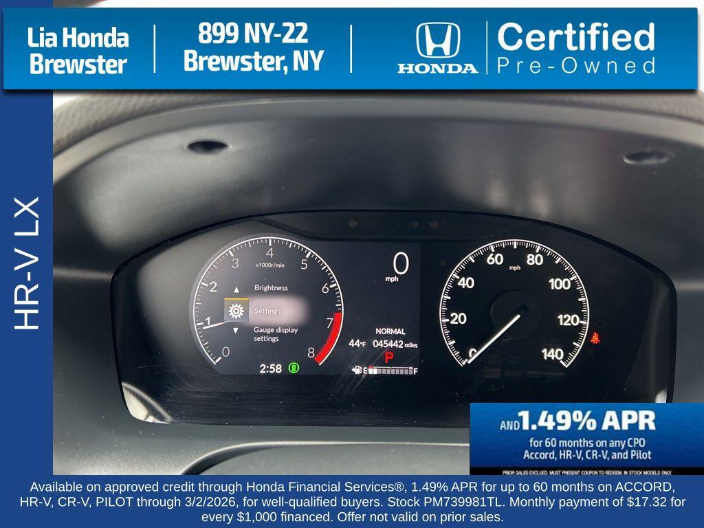 used 2023 Honda HR-V car, priced at $21,739