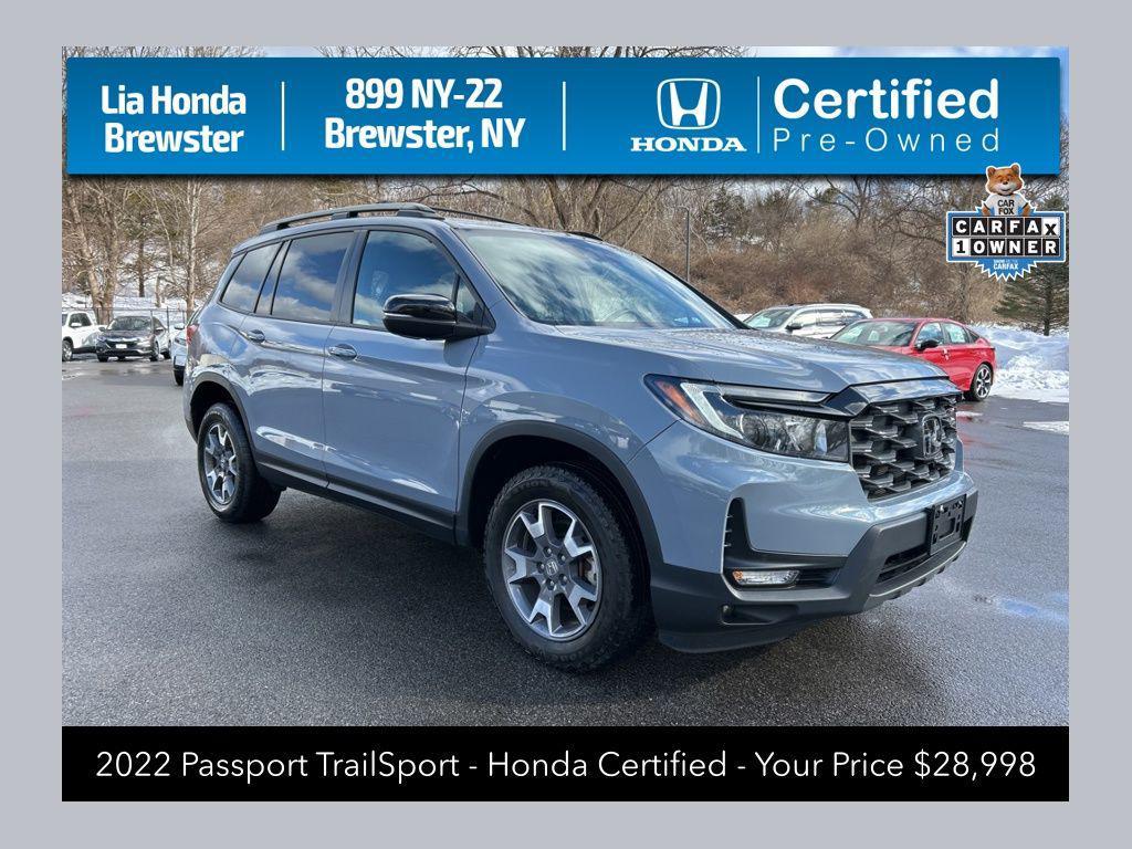 used 2022 Honda Passport car, priced at $28,998