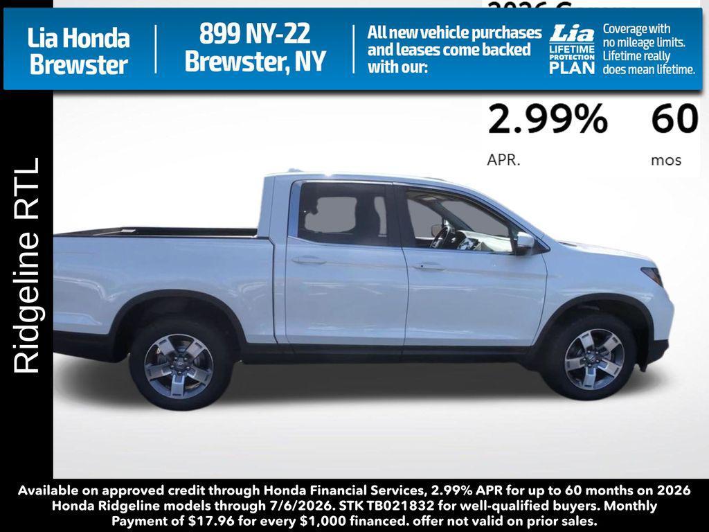 new 2026 Honda Ridgeline car, priced at $45,545