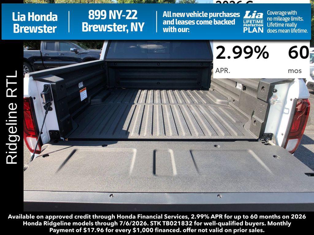 new 2026 Honda Ridgeline car, priced at $45,545