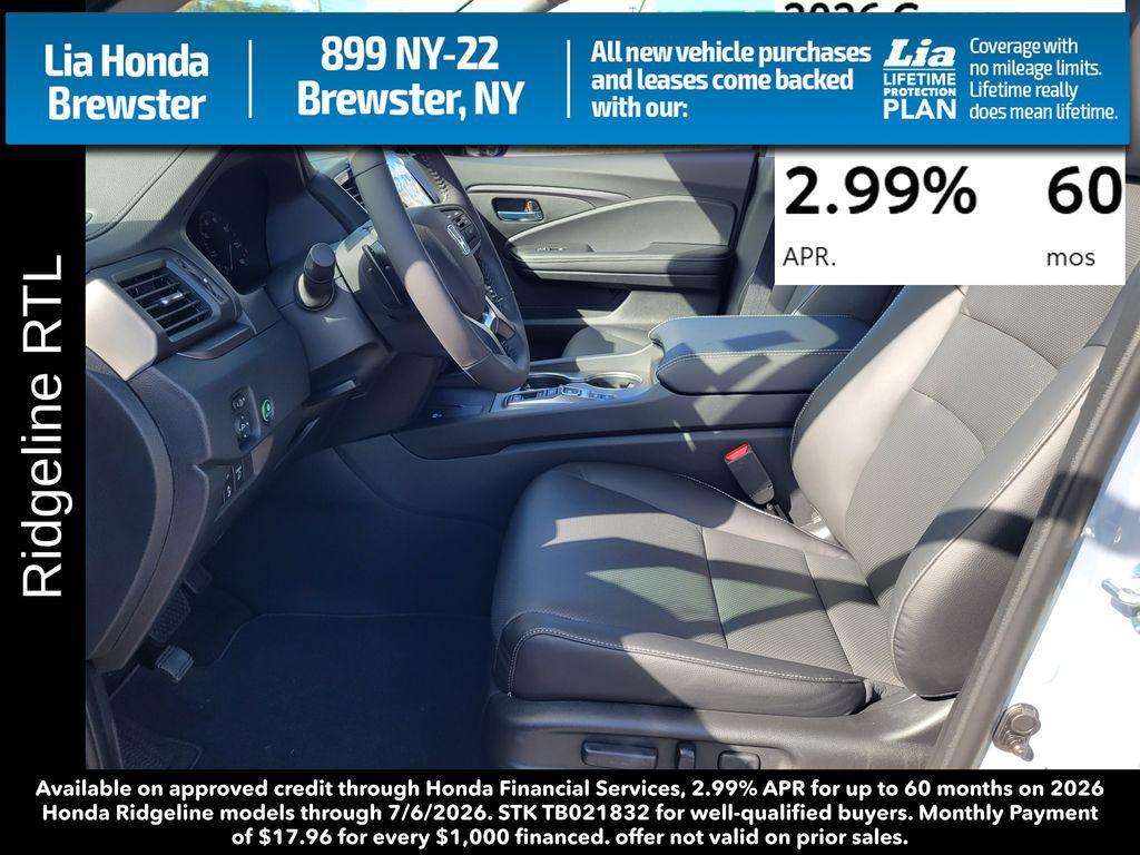 new 2026 Honda Ridgeline car, priced at $45,545