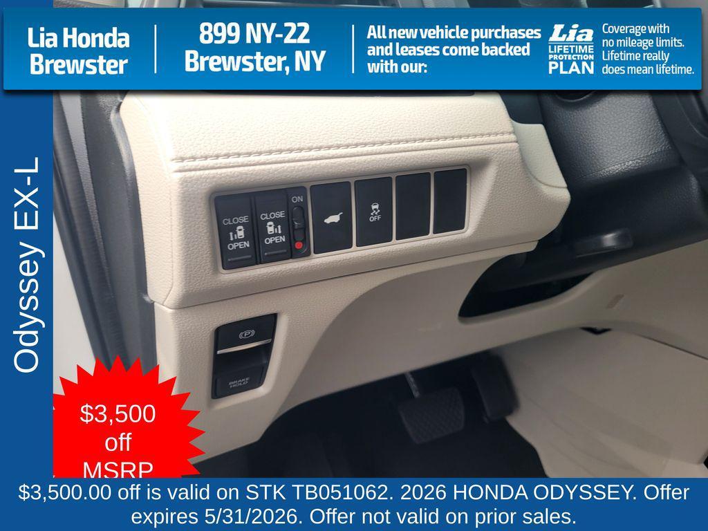 new 2026 Honda Odyssey car, priced at $45,775