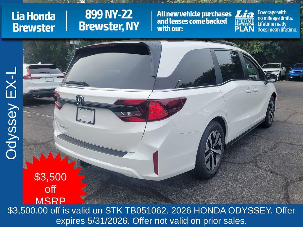 new 2026 Honda Odyssey car, priced at $45,775