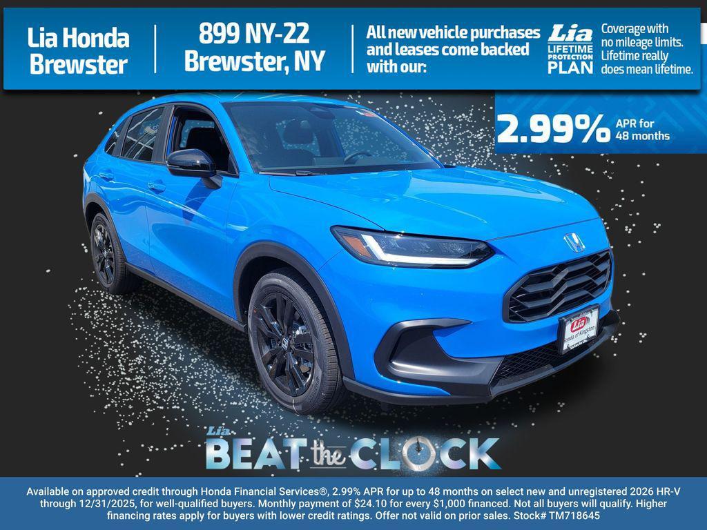 new 2026 Honda HR-V car, priced at $31,405