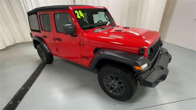 used 2024 Jeep Wrangler car, priced at $33,844