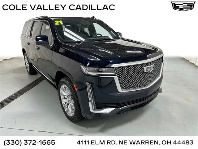 used 2021 Cadillac Escalade ESV car, priced at $51,701