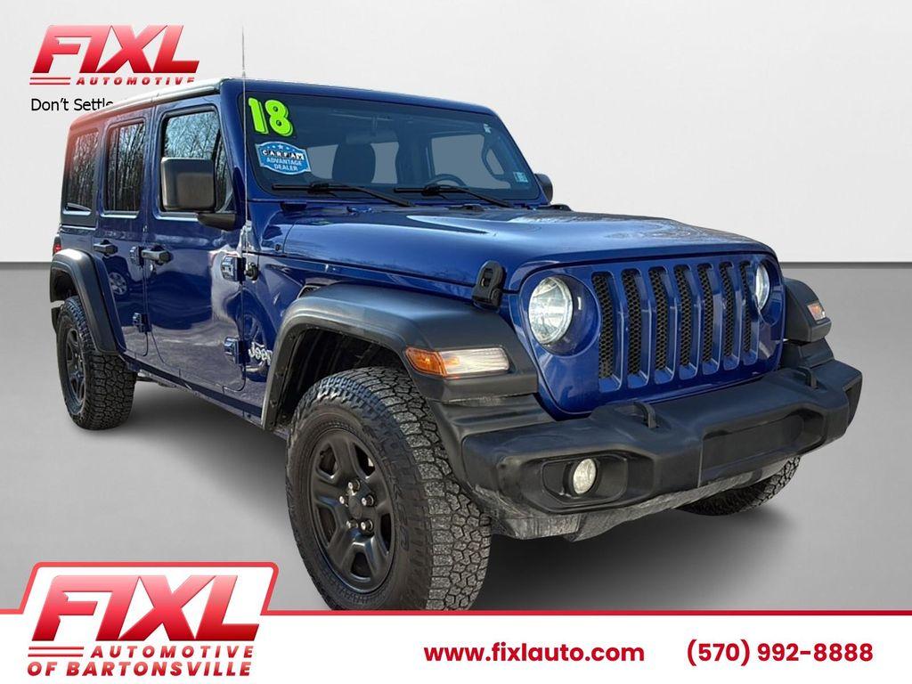 used 2018 Jeep Wrangler Unlimited car, priced at $17,863