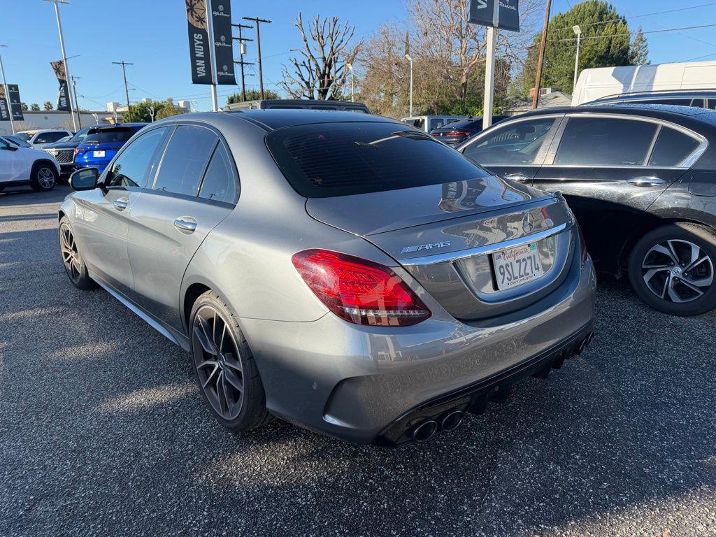 used 2021 Mercedes-Benz AMG C 43 car, priced at $37,000