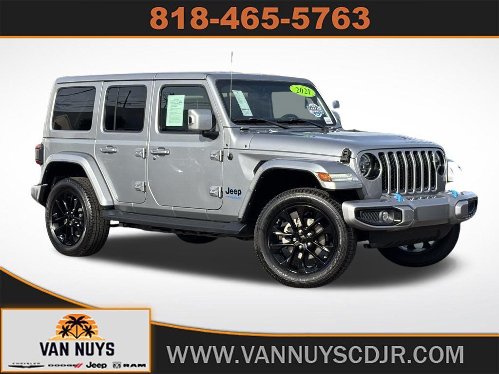 used 2021 Jeep Wrangler Unlimited 4xe car, priced at $30,250