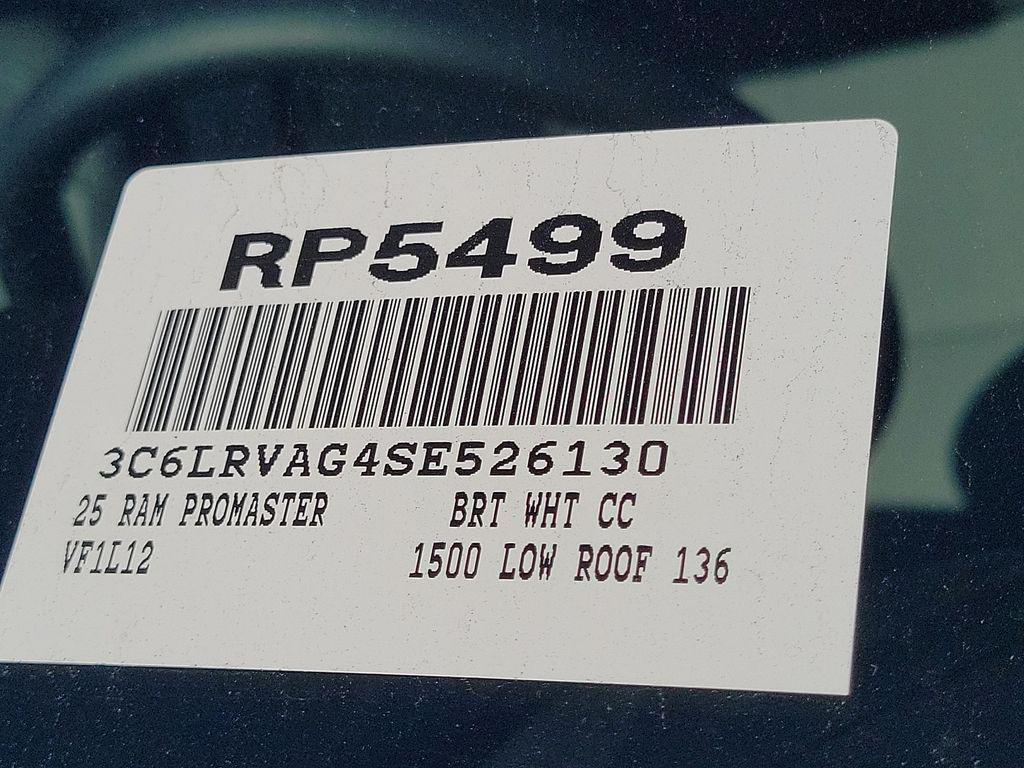 new 2025 Ram ProMaster 1500 car, priced at $42,500
