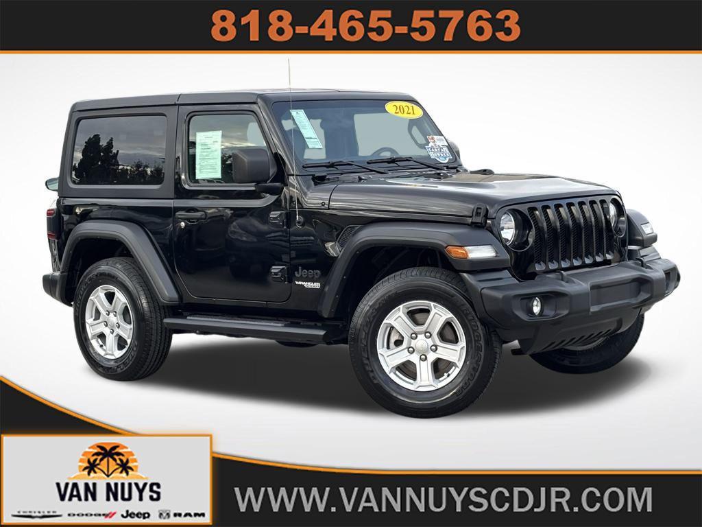 used 2021 Jeep Wrangler car, priced at $22,000