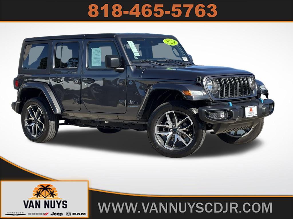 used 2024 Jeep Wrangler 4xe car, priced at $33,000