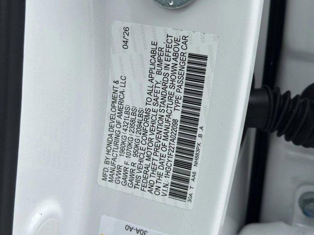 new 2026 Honda Accord car, priced at $30,391