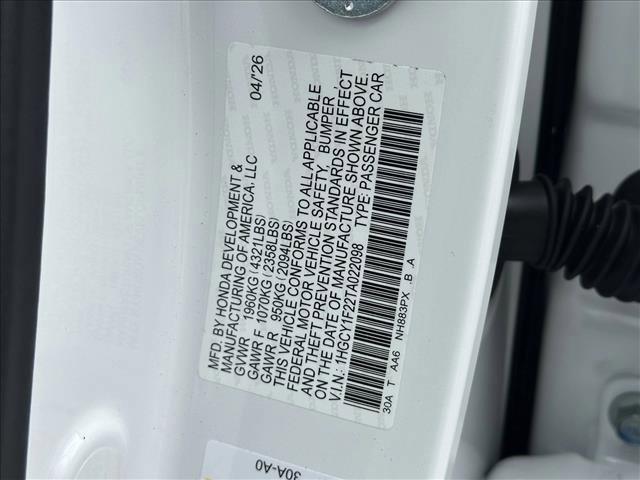new 2026 Honda Accord car, priced at $30,391