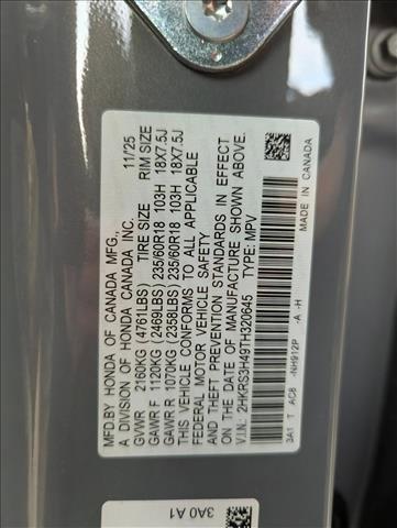 new 2026 Honda CR-V car, priced at $34,179