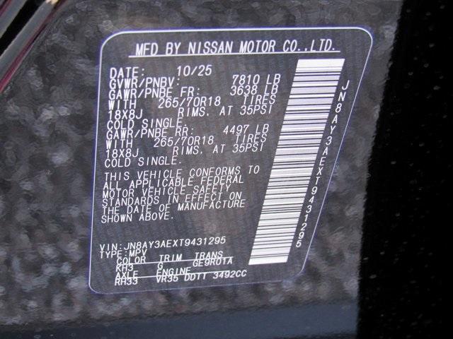 new 2026 Nissan Armada car, priced at $60,214