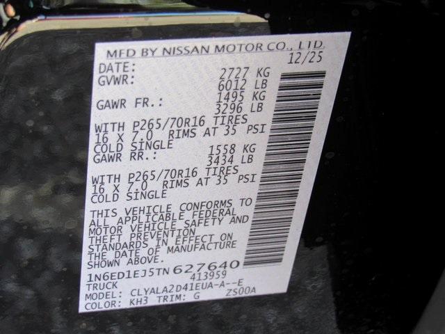 new 2026 Nissan Frontier car, priced at $31,313