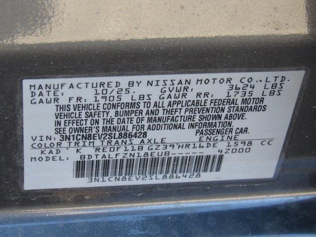 new 2025 Nissan Versa car, priced at $21,670