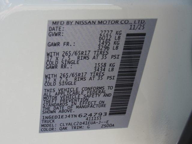 new 2026 Nissan Frontier car, priced at $36,177